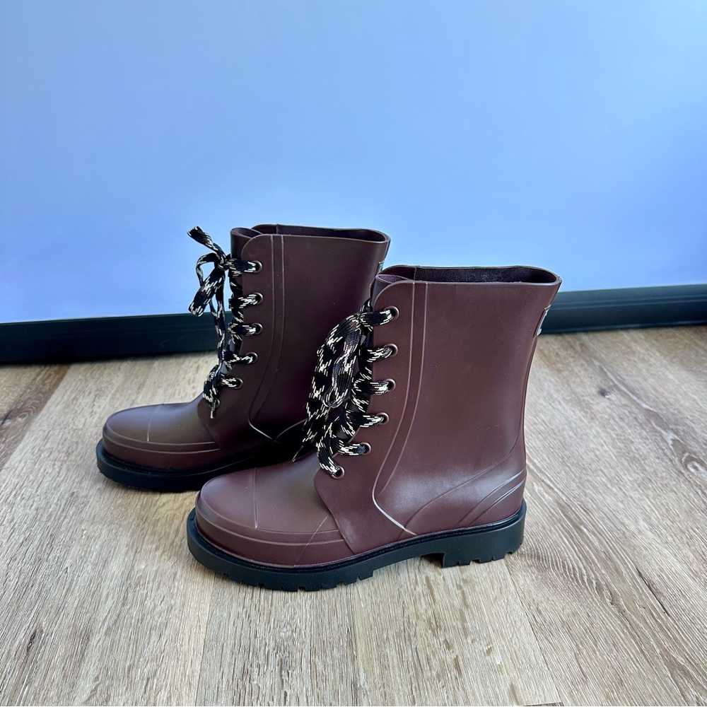 Cougar Stylish Brown Lace-Up Women's Boots (Waterproof)